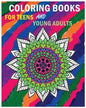 Coloring Books For Teens And Young Adults: Happy mandala coloring page (+100 Pages) - Paperback