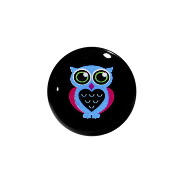 9/16 Acrylic Heart Owl Saddle Plug