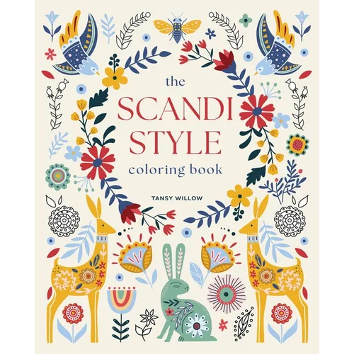 The Scandi Style Coloring Book: Over 40 Designs to Color - Paperback