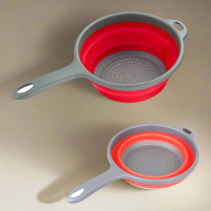 Foldable Silicone Colander – Space-Saving Strainer