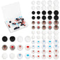 72PCS Earbud Replacement Tips 3 Sizes Silicone Earbud Tips Earbud Covers Fit in-Ear Headphones (Inner Hole 4mm-5.5mm) Small Replacement Ear Bud Covers Rubber Tips S/M/L