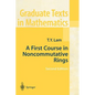 A First Course in Noncommutative Rings - Hardcover