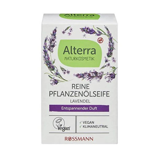 Alterra Natural Provence Lavender Soap: Gentle, Moisturizing, Vegan & Organic - Perfect for Sensitive Skin & Relaxing Aromatherapy