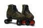 Leather Roller Blades Skates Shoes Camouflage Sneakers Flash Rollers