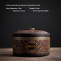 Purple Sand Ceramic Tea Caddy