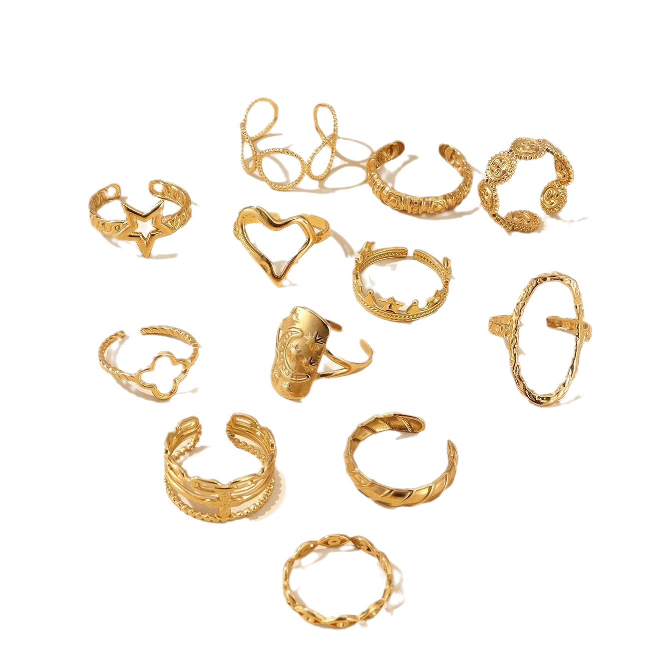 French-style Starsunmoon Ring For Women
