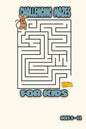 challenging mazes for kids: challenging mazes for kids Maze Puzzle Book Maze Activity Workbook for Children Games, Puzzles and Problem - Paperback