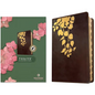 NLT Thrive Devotional Bible for Women (Leatherlike, Cascade Deep Brown, Indexed) - Imitation Leather