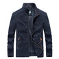 New Men's Casual Jacket Plus Size Stand Collar
