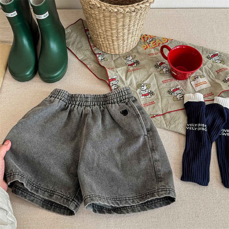 Girls Summer Denim Jeans Boys Shorts