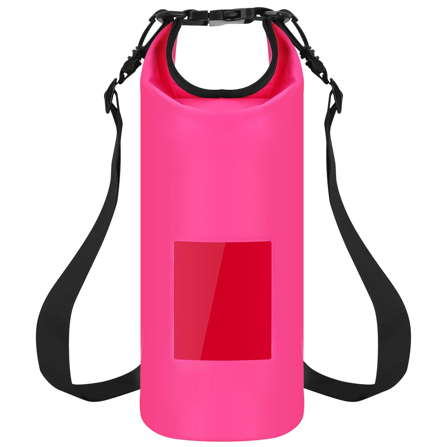 Floating Waterproof Dry Bag Floating Dry Sacks with Observable Window 10L Roll Top Lightweight Dry Storage Bag for Kayaking Rafting Boating Swimming C