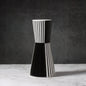 Black And White Striped Geometric Ceramic Vase Flower Ornaments