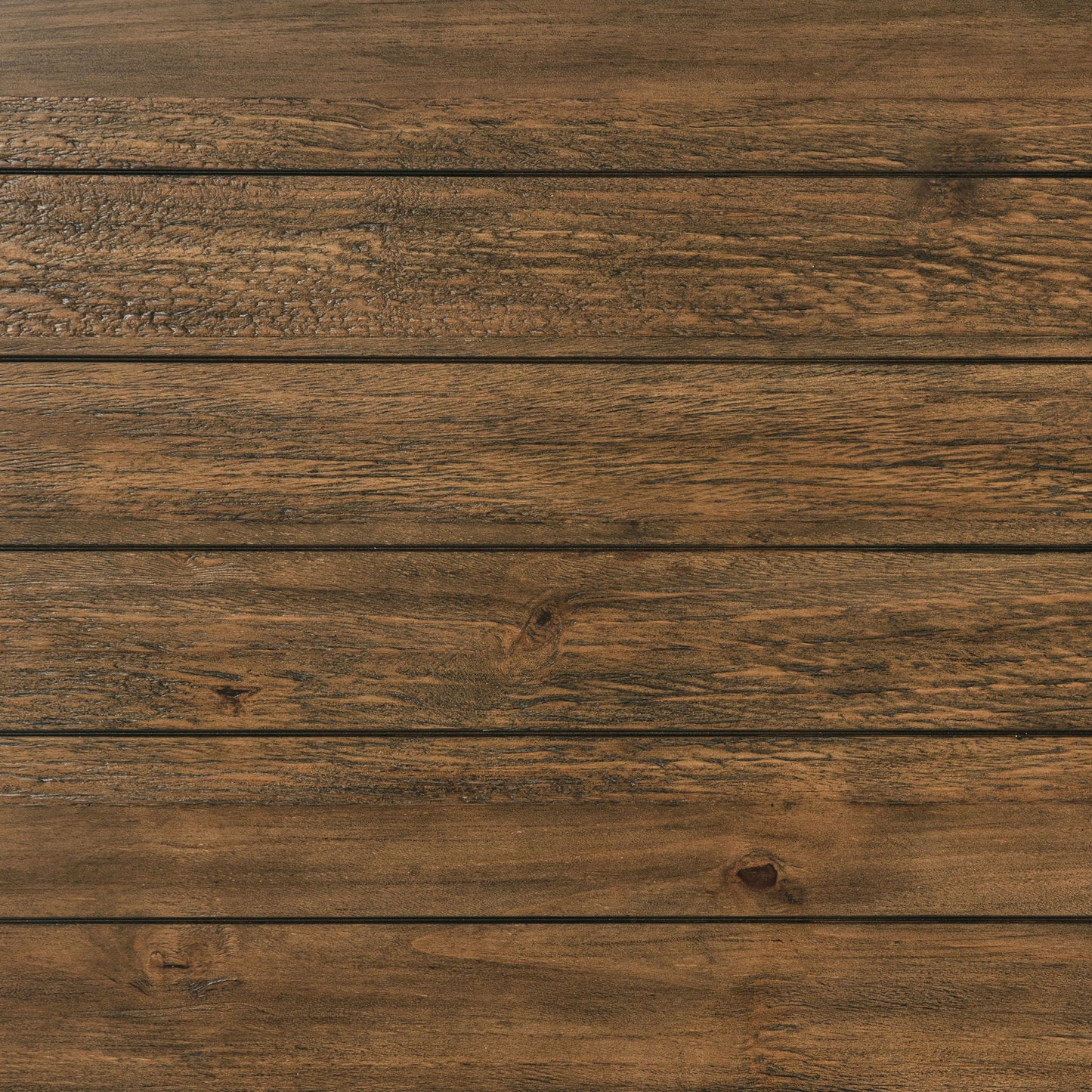 Payne Wood Coffee Table with Shelf Distressed Brown