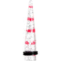 Clear Acrylic Glitter Pink Heart Confetti Taper 8G to 16mm
