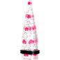 Clear Acrylic Glitter Pink Heart Confetti Taper 8G to 16mm