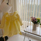Girls' Organza Princess Dress Ruffled Dress