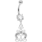 Baroque Temptation Heart Belly Ring