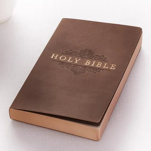 KJV Budget Gift & Award Lux-Leather Brown - Imitation Leather