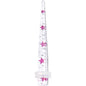 4G Clear Acrylic Glitter Purple Star Confetti Taper