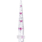 2G Clear Acrylic Glitter Purple Star Confetti Taper