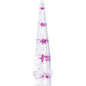 00G Clear Acrylic Glitter Purple Star Confetti Taper