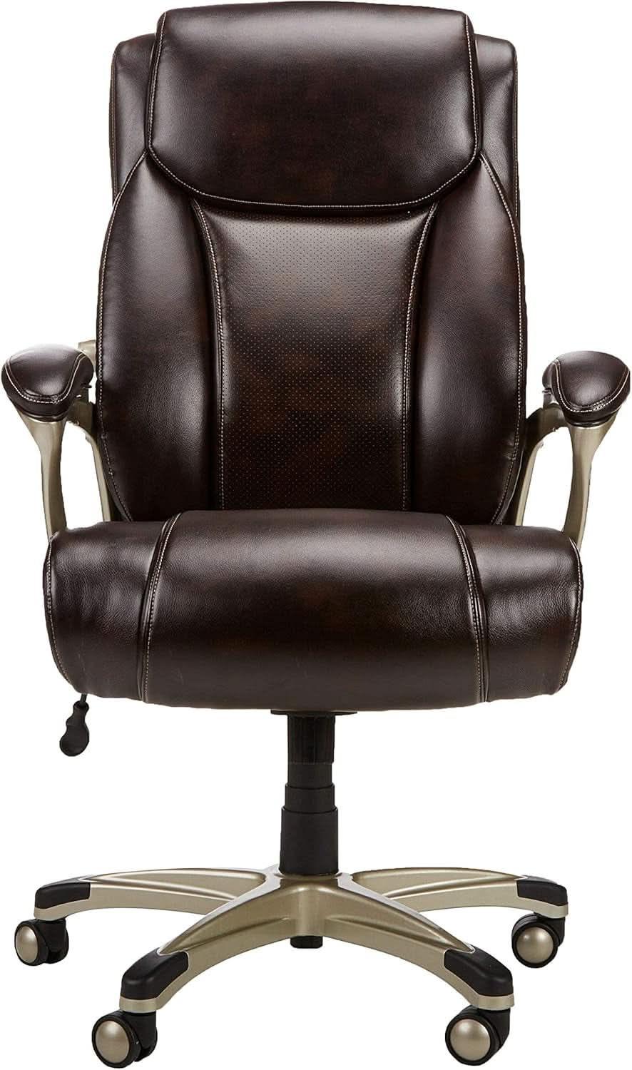 Big Tall Executive Office Chair With Lumbar Support Brown