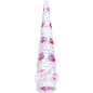 1/2 Clear Acrylic Glitter Purple Skull Confetti Taper