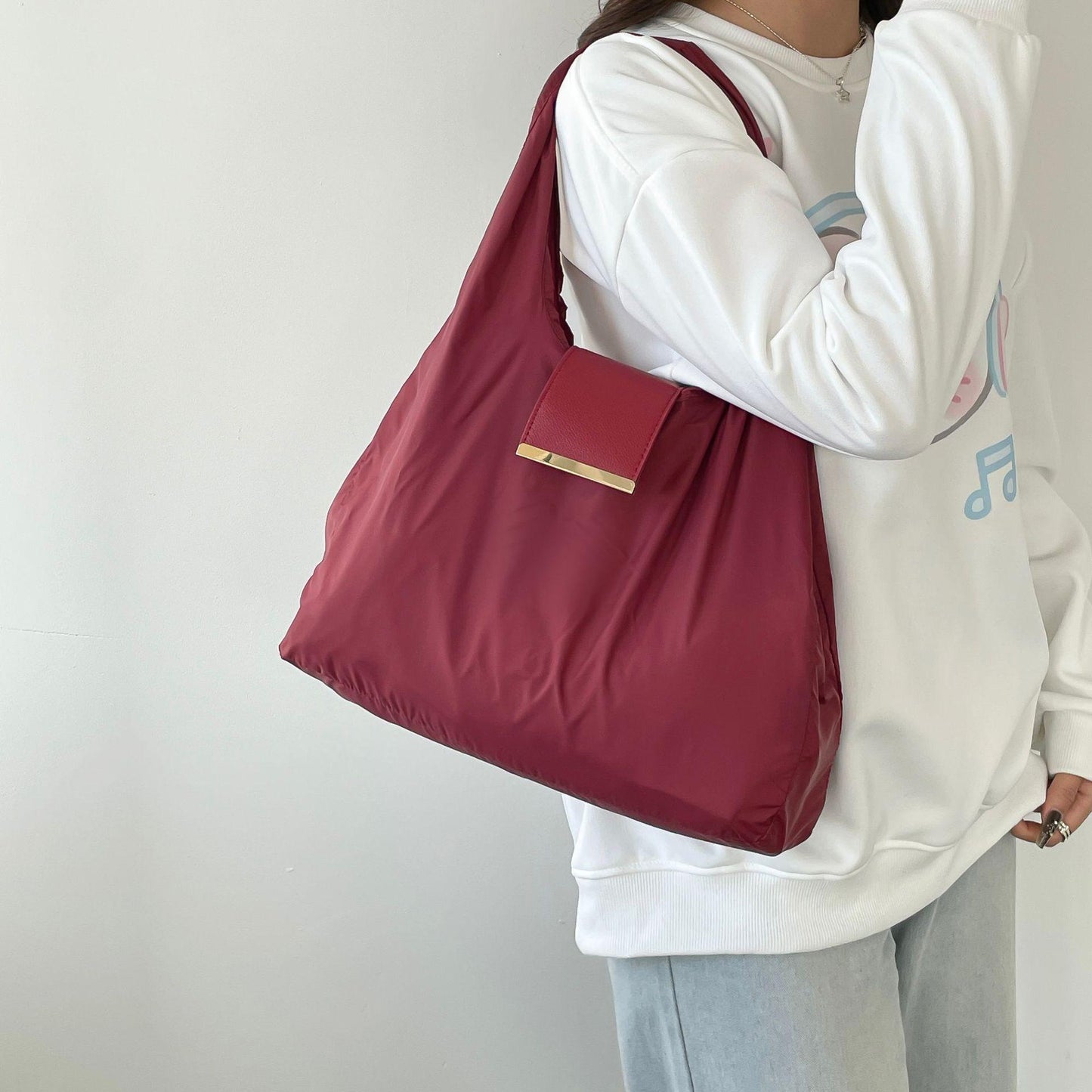 Storage Tote Bag Large-capacity Eco-friendly Shopping Bag
