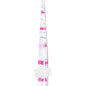 Clear Acrylic Glitter Pink Heart Confetti Taper 8G to 16mm