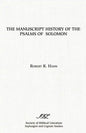 The Manuscript History of the Psalms of Solomon - Paperback