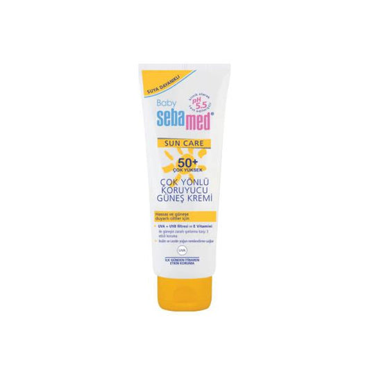 Sebamed Baby SPF50 Sunscreen Cream 75ml - Hypoallergenic, Water-Resistant, and Gentle on Sensitive Baby Skin