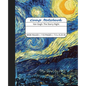 Comp Notebook: Van Gogh The Starry Night Wide Ruled Composition Notebook Journal for Students, College, School, Office, Work - Paperback