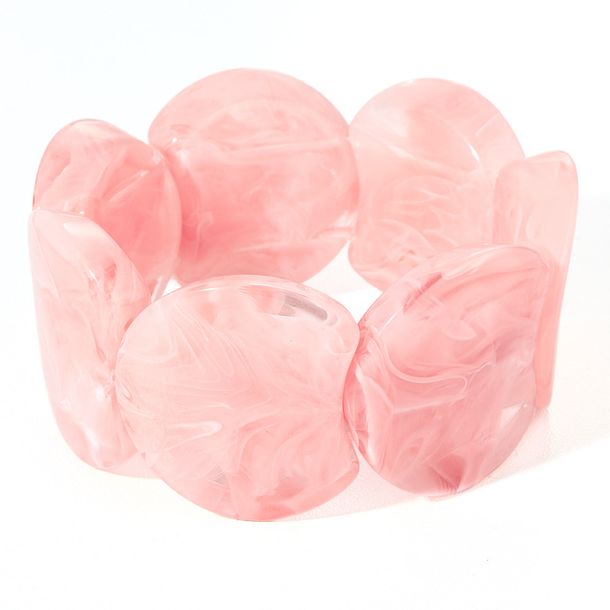 Irregular-shaped Resin Bracelet For Women