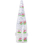 5/8 Clear Acrylic Glitter Pink Cherry Confetti Taper