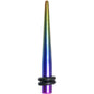 6G Acrylic Electric Rainbow Straight Taper