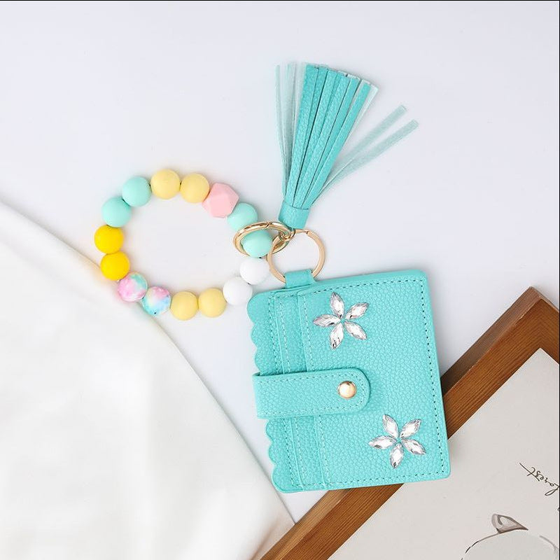 Creative Silicone Bead Wrist Anti-Lost Coin Purse