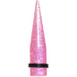 9/16 Pink Acrylic Silver Glitter Taper