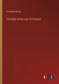The Rule of the Law of Fictures - Paperback