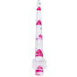 Clear Acrylic Glitter Pink Heart Confetti Taper 8G to 16mm