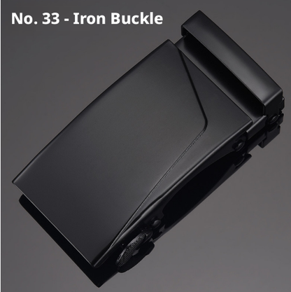 Automatic buckle head with iron-black No. 33-one pack