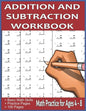 Addition and Subtraction Workbook: Math Practice for Ages 4-8 - Paperback