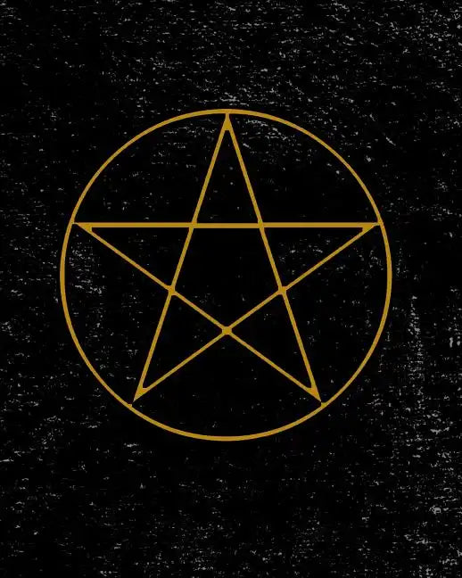 Grimoire: Pentagram Symbol Spell Book For Witches Mages Magick Practitioners And Beginners To Write Rituals And Ingredients - Bl - Paperback