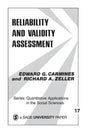 Reliability and Validity Assessment - Paperback