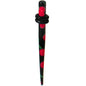 8G Black Acrylic Red Cherry Logo Taper