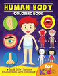 Human Body Coloring Book for Kids: Anatomy and 5 Senses Activity Learning Work for Boys and Girls - Paperback