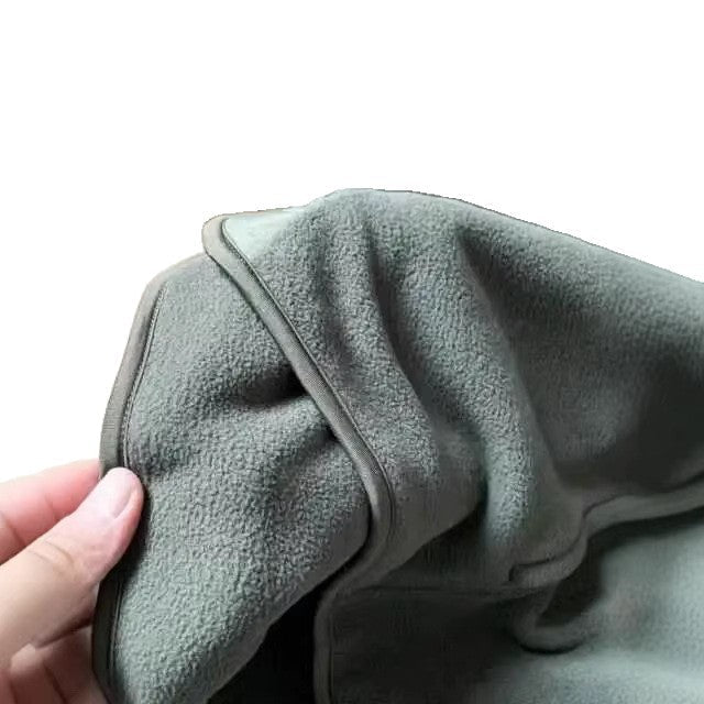 Collarless Casual Cardigan Sweatshirt Suitable For Layering As An Outerwear Piece