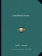 Zuni Ritual Poetry - Paperback
