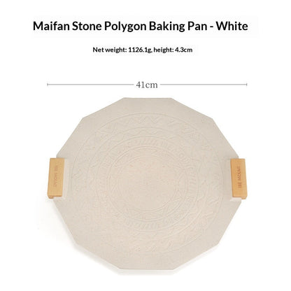 Polygonal Thick-coated Non-stick Outdoor Baking Pan