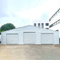 [39X39FT] Extra-Large Heavy-Duty Galvanized Steel Barn Building Shed With 3 Rolling Door Garages (SAK10234)