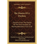The Diaries of a Duchess: Extracts from the Diaries of the First Duchess of Northumberland 1716-1776 - Paperback
